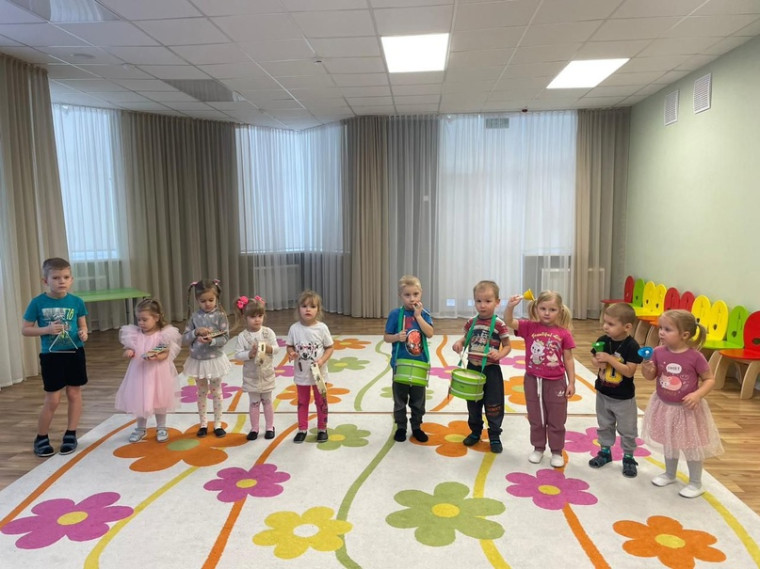Оркестр в детском саду.